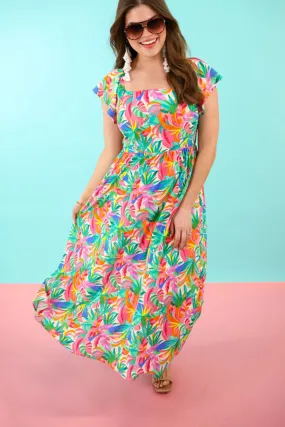 Take Me To Cabo Tropical Dress