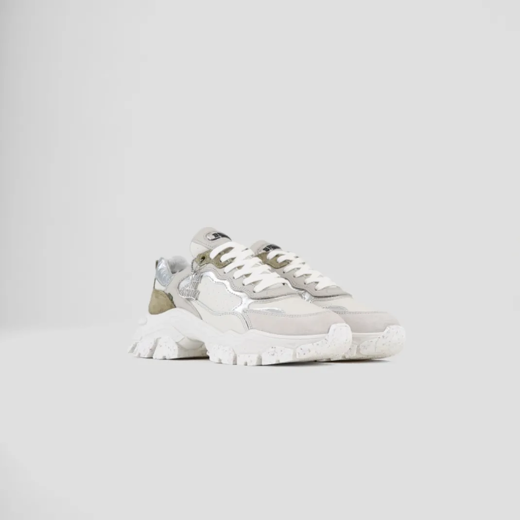 Tayke Over Clay Off White Chunky Sneakers