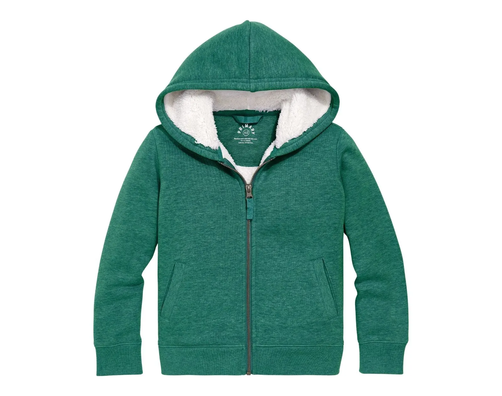 Teddy Fleece-Lined Zip Hoodie