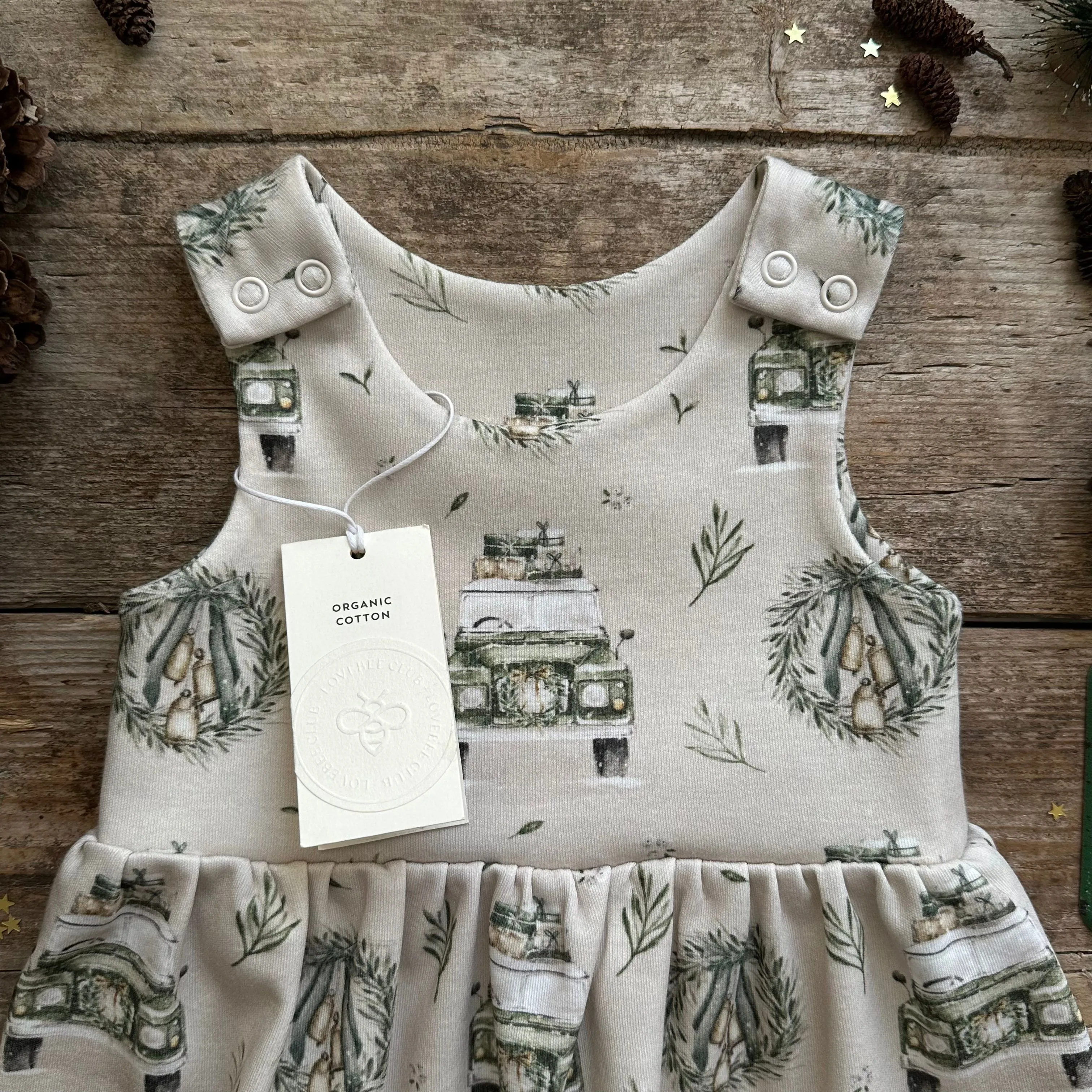 Truck And Wreath Dress | Ready To Post