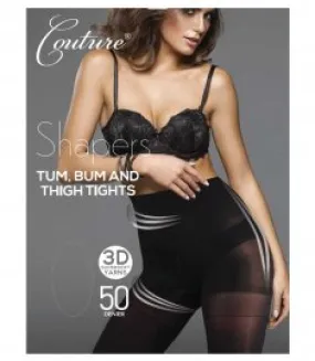 Tum Bum & Thigh Firm Support 50 Denier Tights