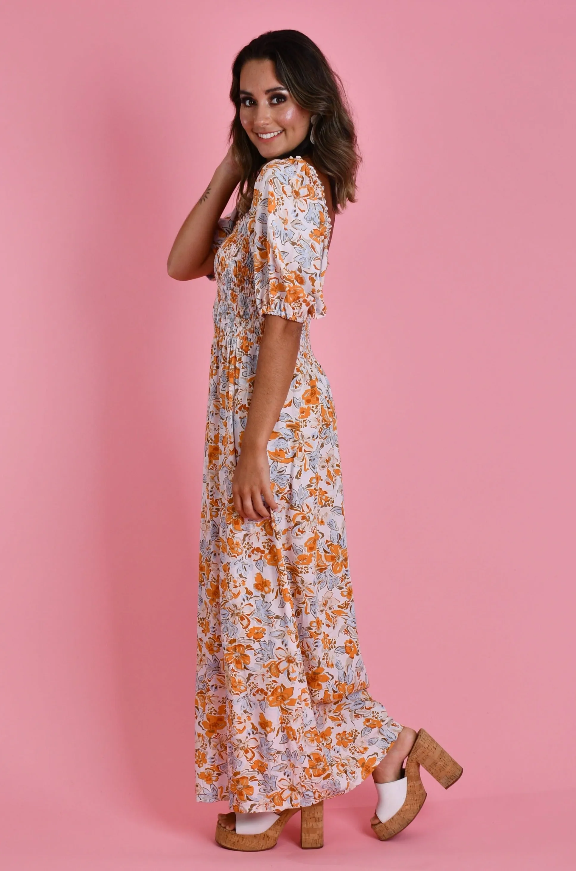 VGLD410 - MAHENO MAXI DRESS - SUNSET BOULEVARD