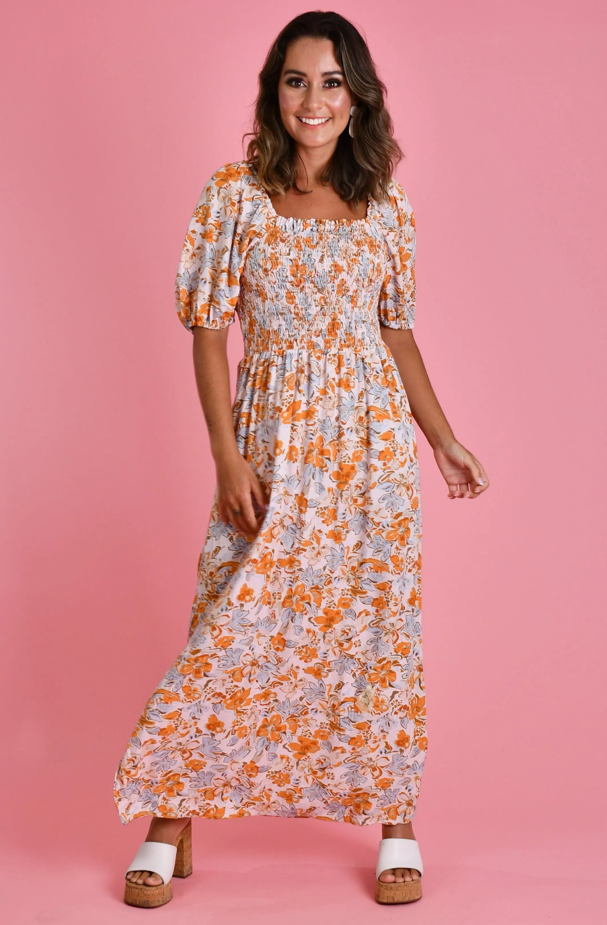 VGLD410 - MAHENO MAXI DRESS - SUNSET BOULEVARD