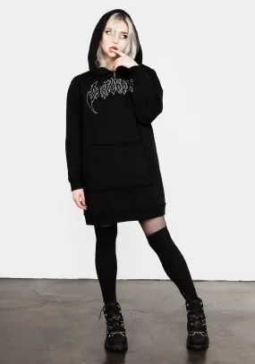 VOID DISTRESSED HOODY DRESS