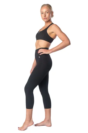 Women's Flow And Go 7/8 Tights - Black