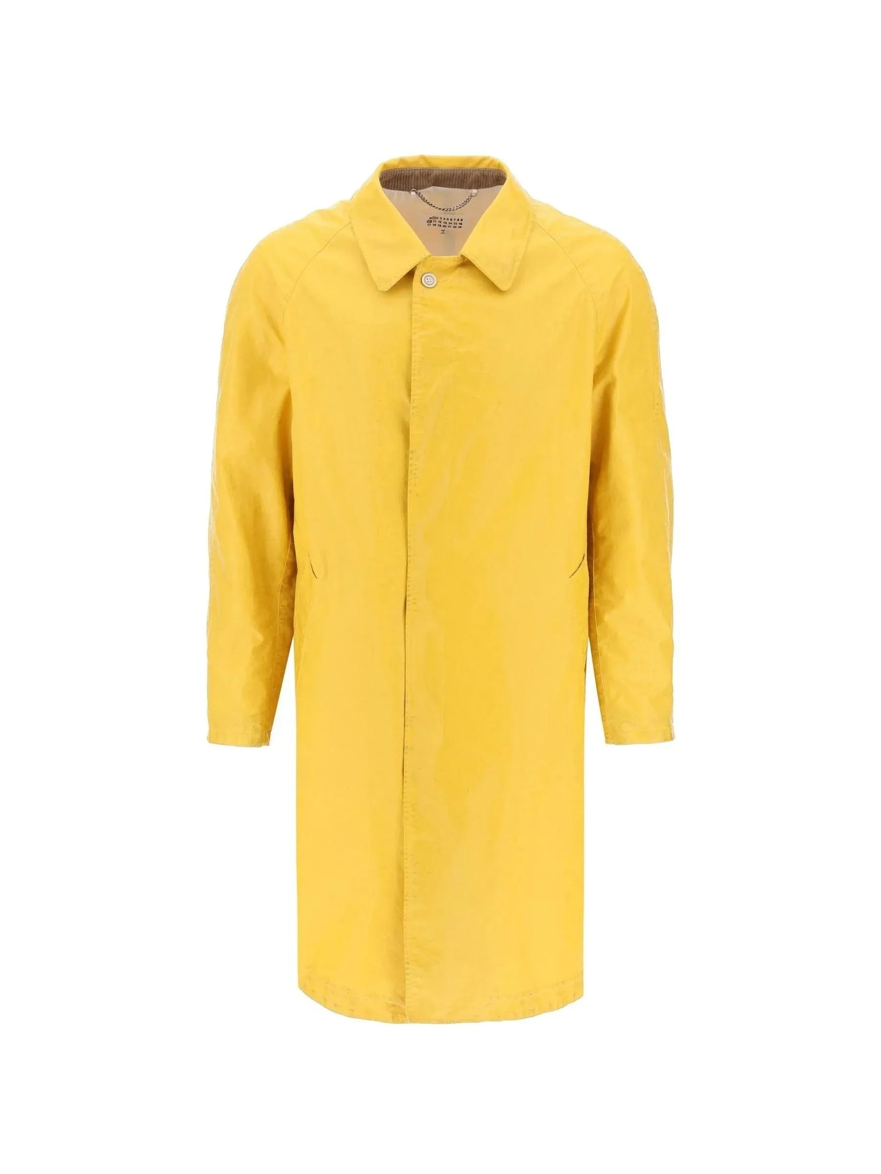 Worn-Out Coated Trench Coat