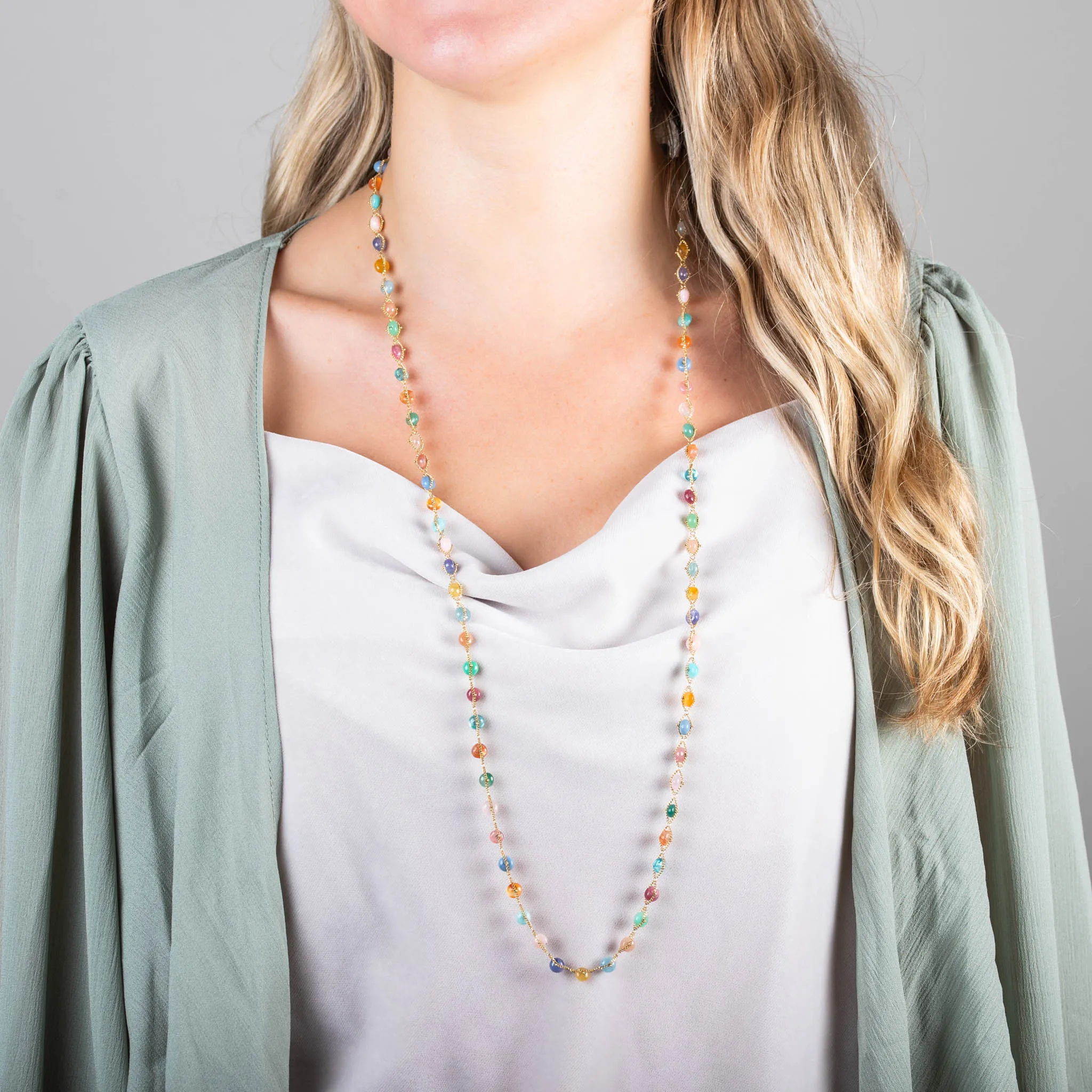 Woven Pastel Necklace